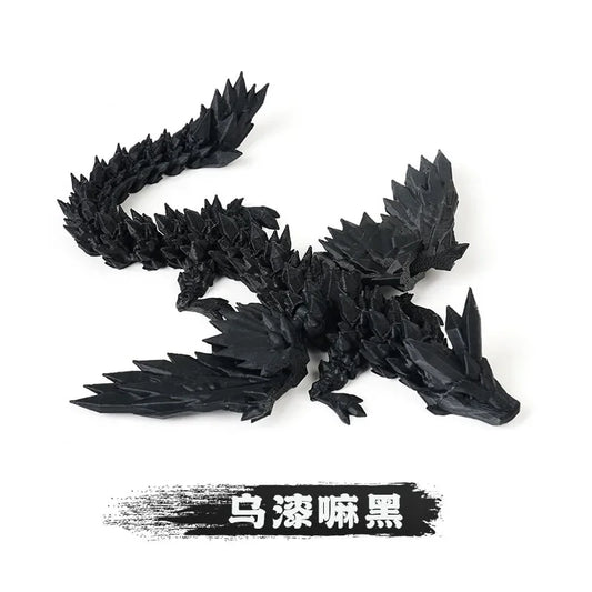 3D Rotatable Articulated Dragon in Egg โ Realistic Statue & Kid Gift for Decoration or Play